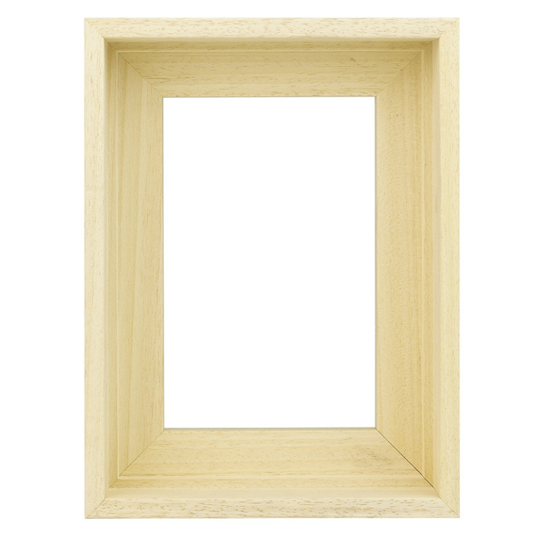 Baklijst Blank Extra Diep 50x65 cm