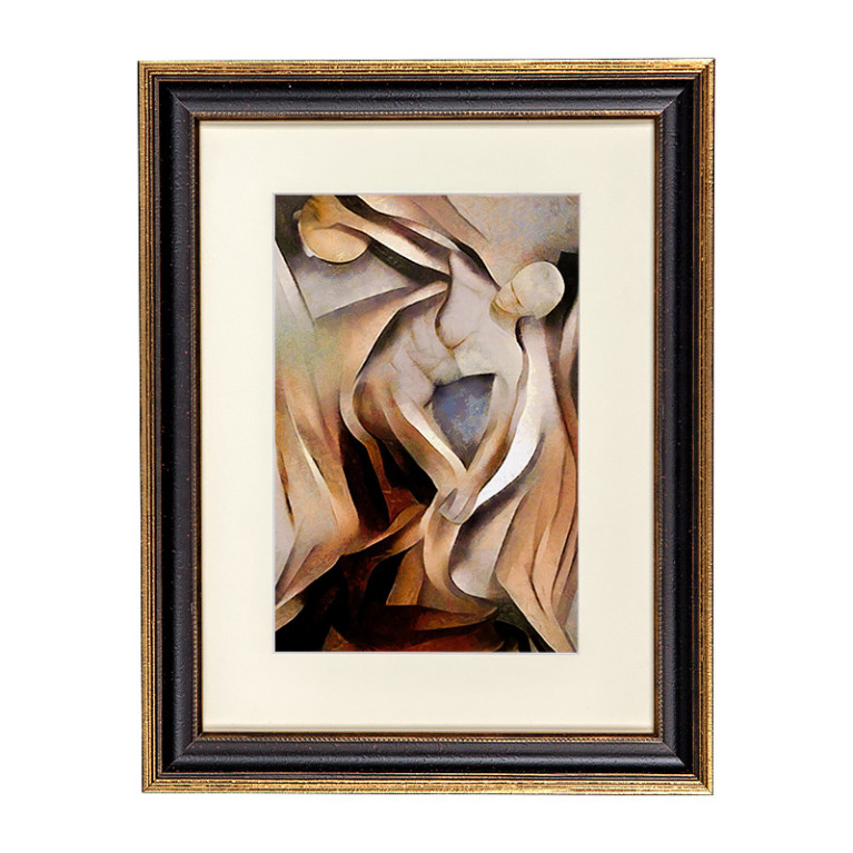 Fotolijst Venice Zwart/Goud A1 (59,4x84,1 cm) - Art Print en Passe Partout