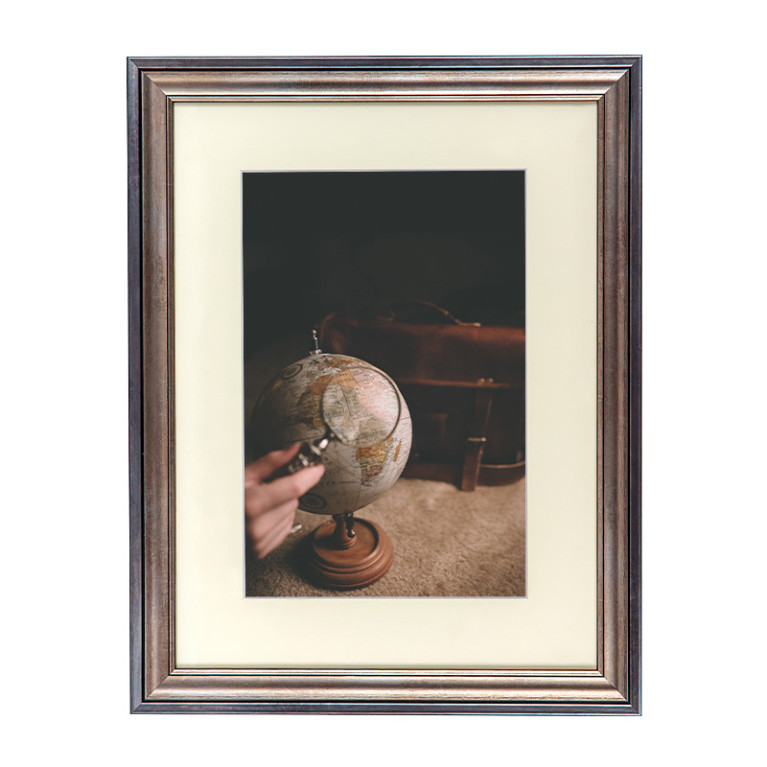 Fotolijst Nuoro Brons 24x30 cm - Art Print en Passe Partout