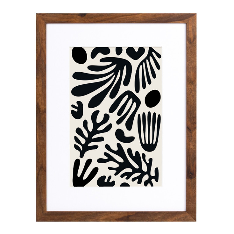 Vintlux Fotolijst Vesterby Thin - Walnoten - Eiken Ongelakt 45x60 cm