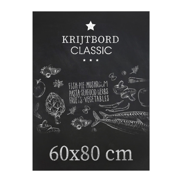 Krijtbord Classic 60x80 cm Verticaal en Horizontaal