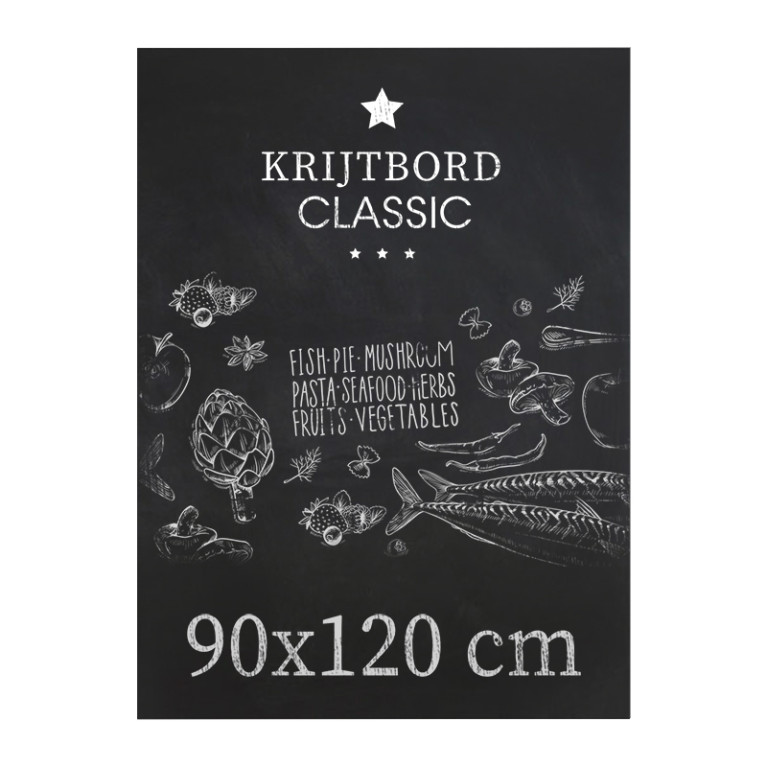 Krijtbord Classic 90x120 cm Verticaal