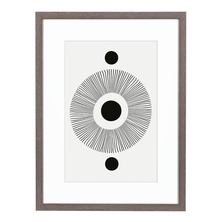 Wissellijst Vergrijsd 50x60 cm - Art Print en Passe Partout