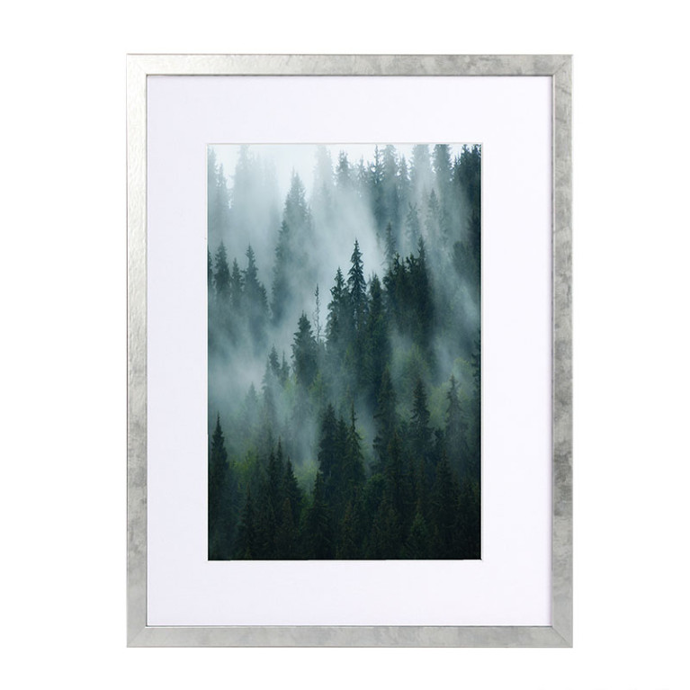 Wissellijst Hout Zilver 30x30 cm