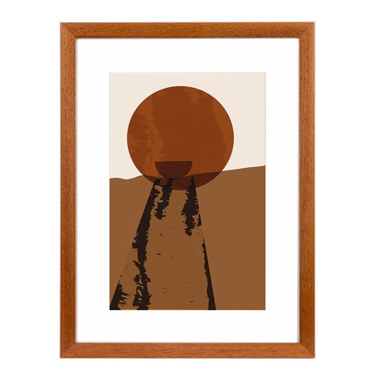 Wissellijst Beuken 56x71 cm - Art Print en Passe Partout