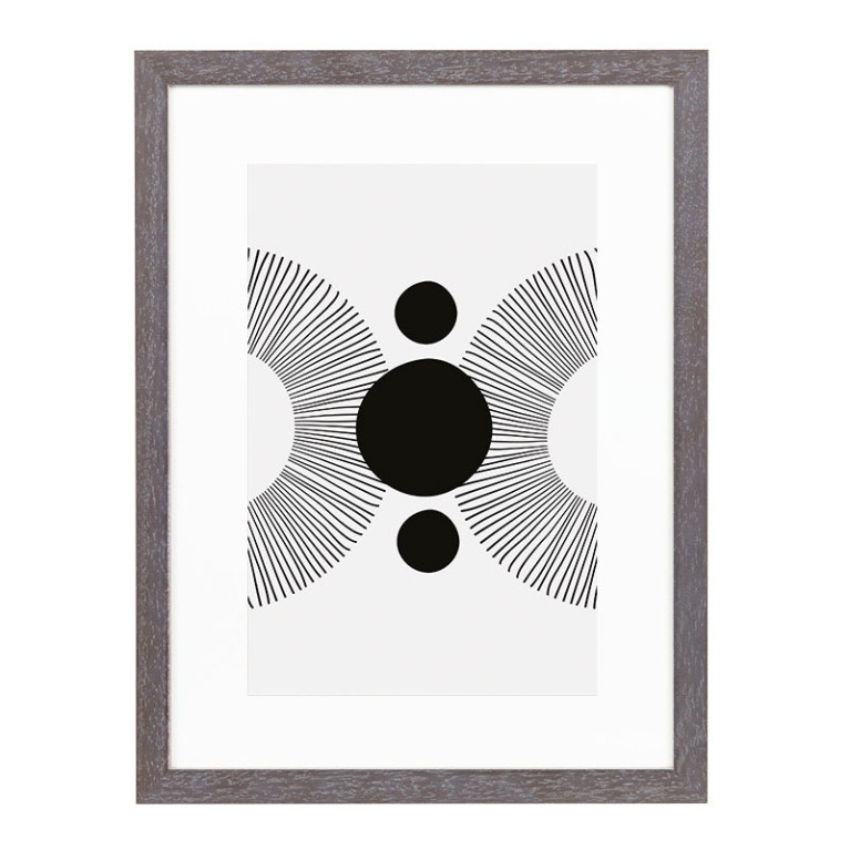 Wissellijst Vergrijsd Breed A3 - Art Print en Passe Partout