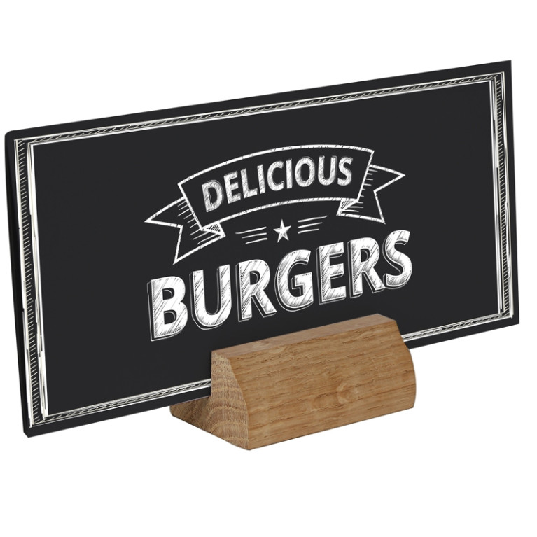 Menukaarthouder Donker Eiken 70x33 mm