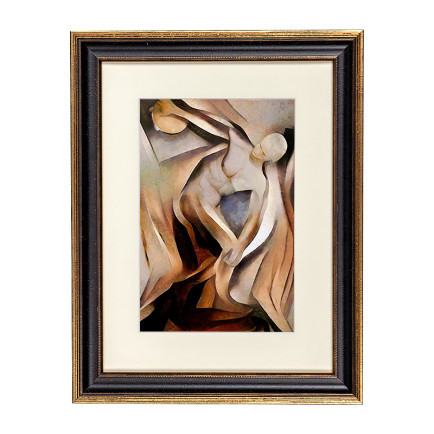 Fotolijst Venice Zwart/Goud 24x30 cm - Art Print en Passe Partout