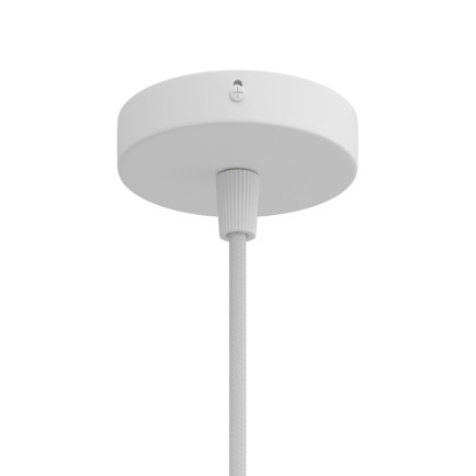 Plafondkap Mini Wit 1 uitgang