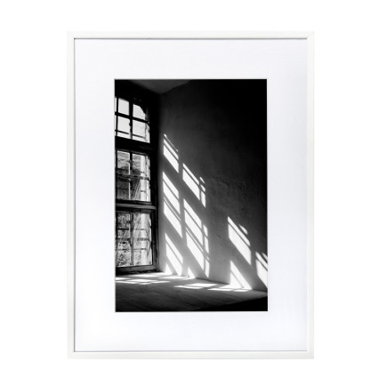 Wissellijst Wit 70x70cm met print