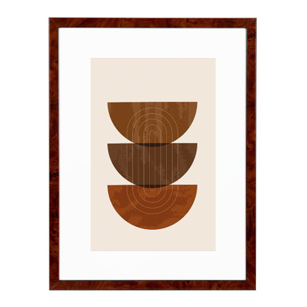 Wissellijst Wortelnoten 13x18 cm - Art Print en Passe Partout